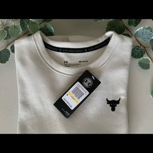 Under Amour - The Rock Womens Sweater. White/Pearl beautiful piece brand new